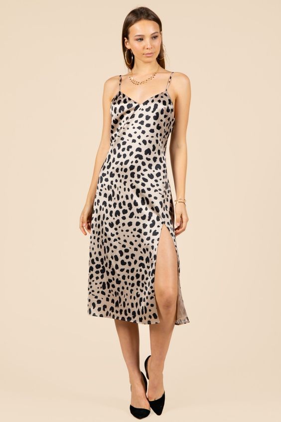 Feline midi dress hotsell