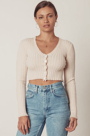 All You Need Cropped Cardigan