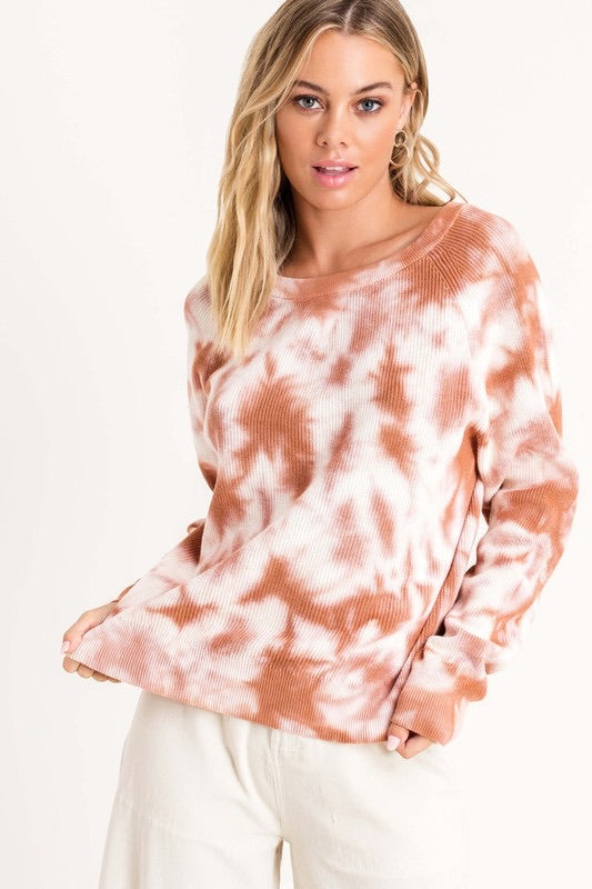 Pink tie dye jumper hot sale