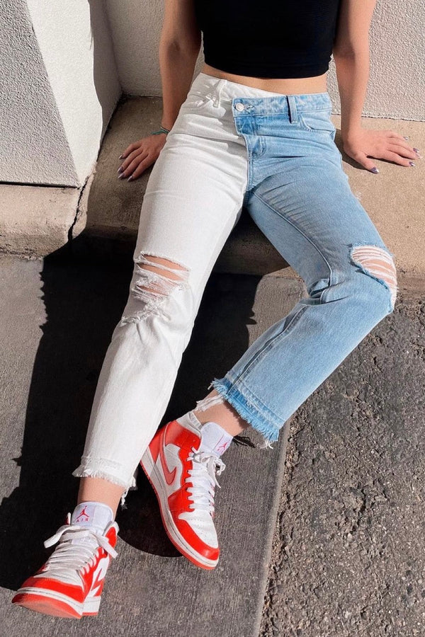 Two Timer Crop Jeans