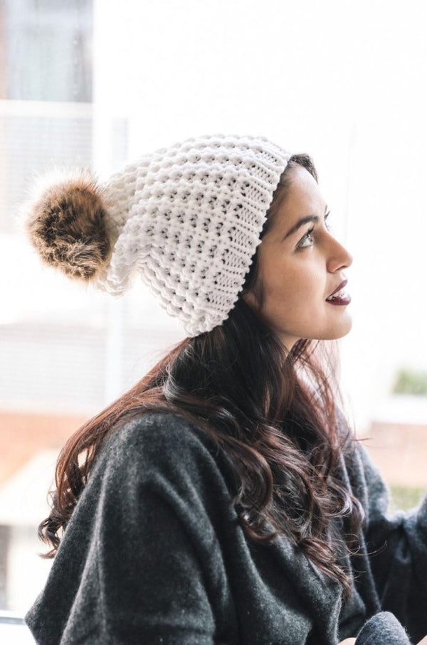 Keepin' It Toasty Pom Pom Beanie