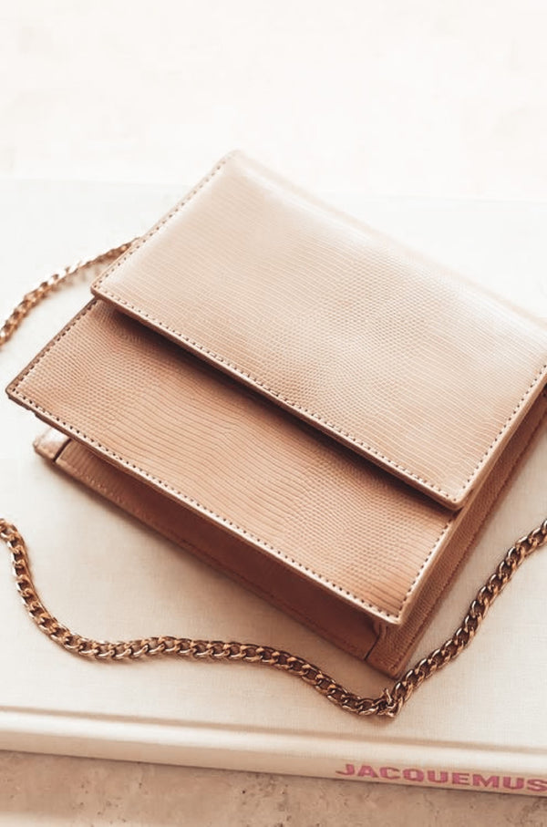 Darla Shoulder Bag (Nude Scale) by Billini