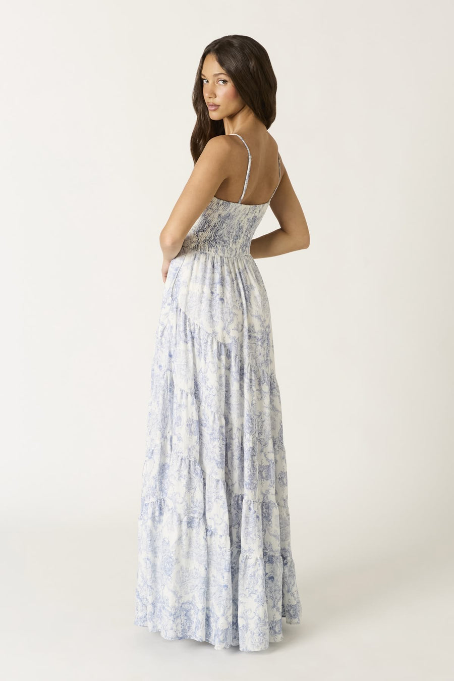 Blue Toile Maryana Maxi