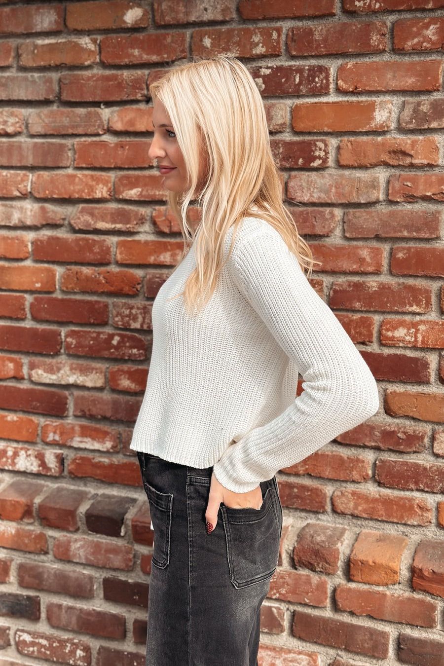 White Pacie Sweater