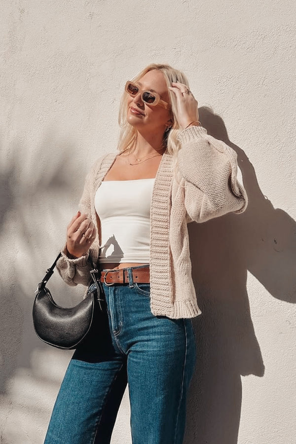 Millie Cable Knit Cardigan