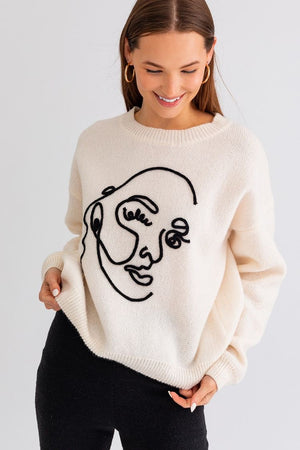 Rostro Face Sweater