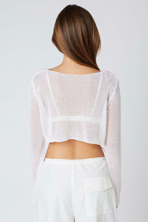 White Rays Sweater
