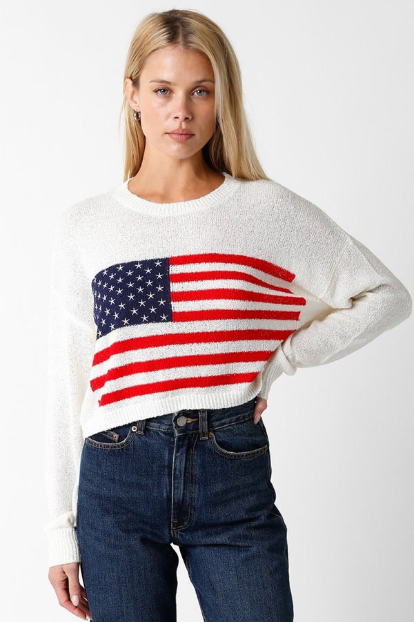Rossi American Flag Sweater