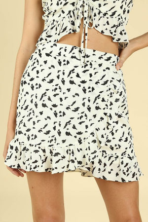 Dalmatian Mini Skirt