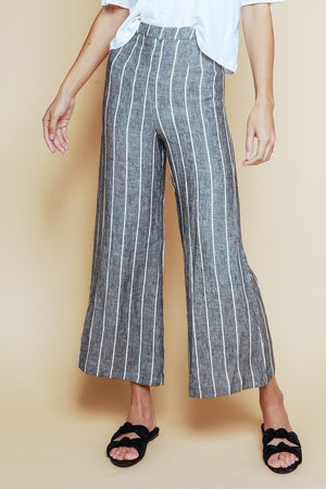 Milo Linen Striped Pants