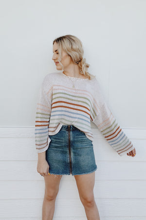New Day Multi Striped Sweater