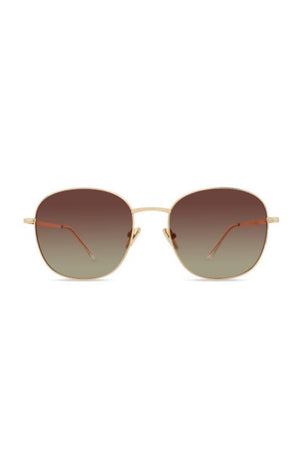 The Brinkley Sunglasses (Gold/Brown Fade) by Banbé