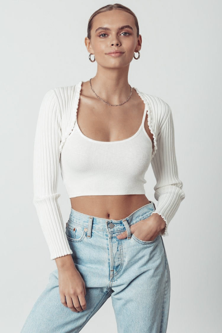 Ora Bolero Shrug Cardigan ELISON - Main Image