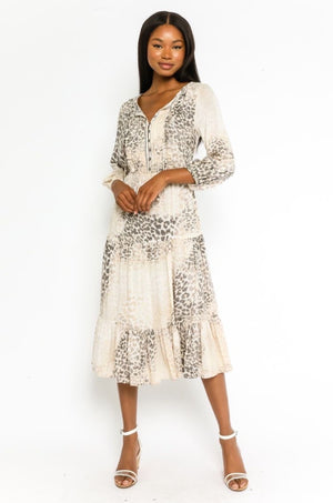Coronado Leopard Midi Dress