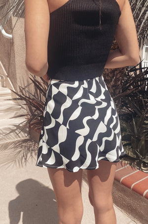 Harper Abstract Mini Skirt
