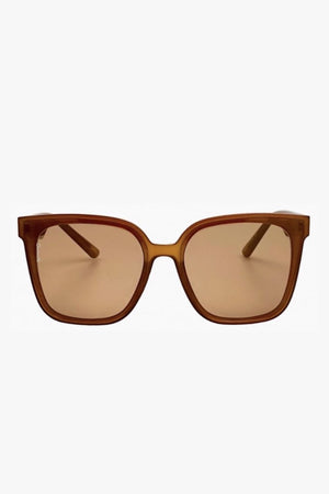 Sweet About Me Sunglasses (Coffee/Cream) by Otra
