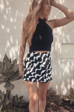 Harper Abstract Mini Skirt - ELISON RD.