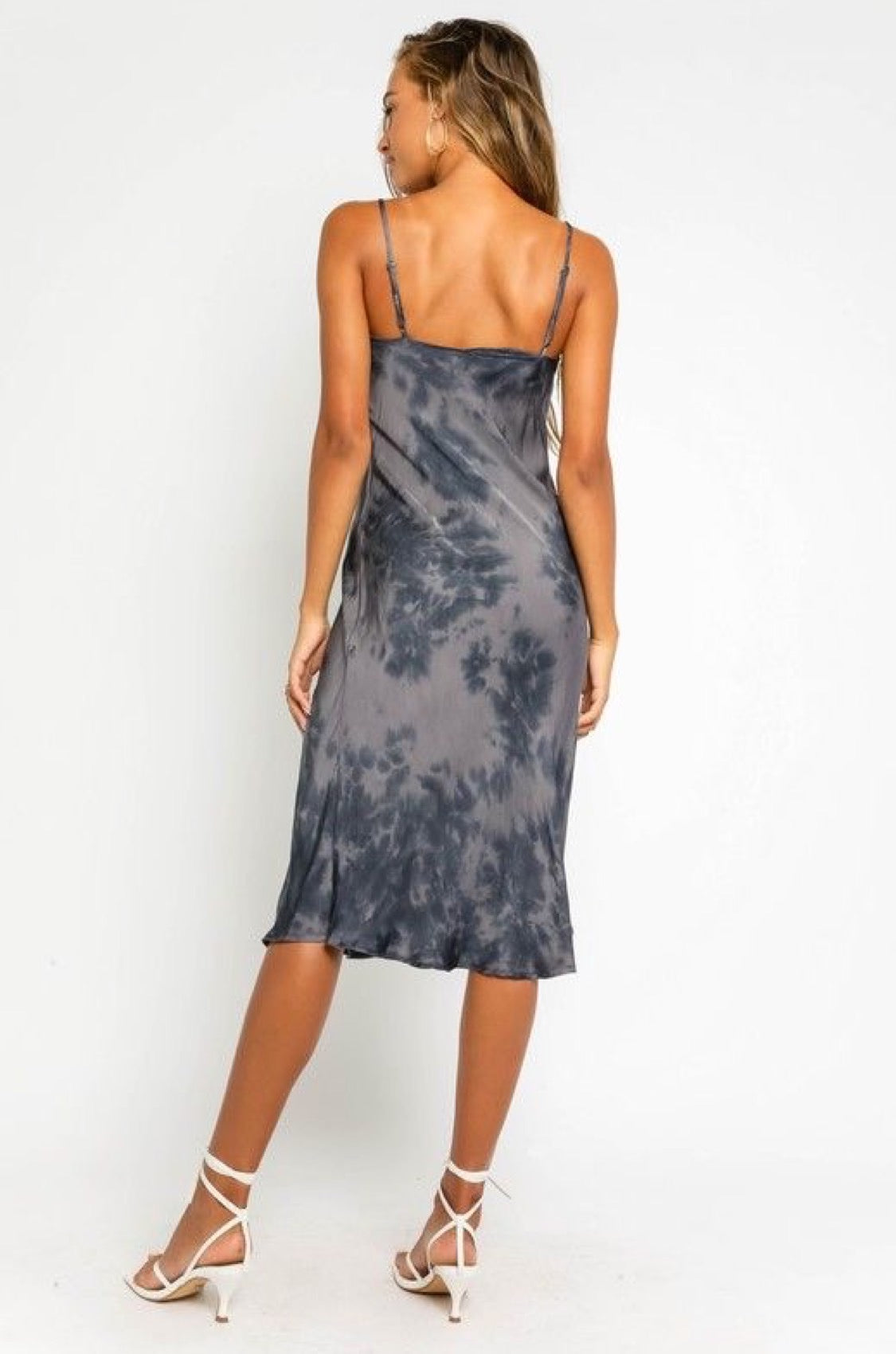 Twilight Tie Dye Midi Dress Medium / Blue Twilight Tie Dye Midi Dress Medium / Blue