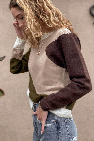 Wheeler Color Block Sweater