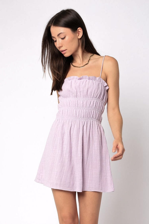 Lilac Elory Gauze Dress