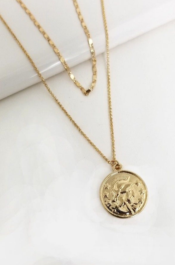 Gold Athens Necklace