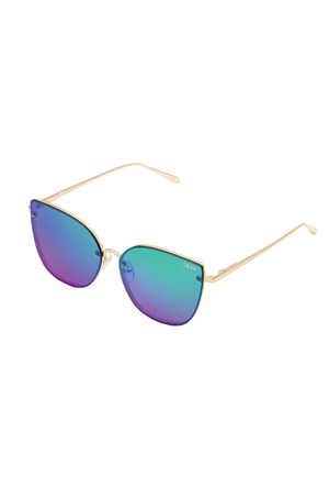 Lexi Sunglasses (Gold/Pink) by Quay