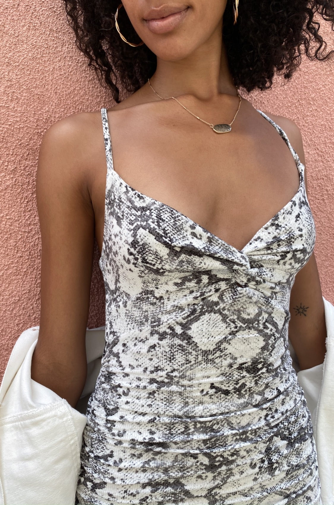Sorenson Snake Print Mini Dress Medium Sorenson Snake Print Mini Dress Medium