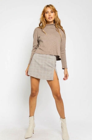 Rylee Plaid Mini Skirt
